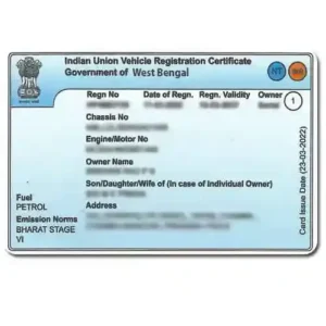 PVC Vehicle RC Card